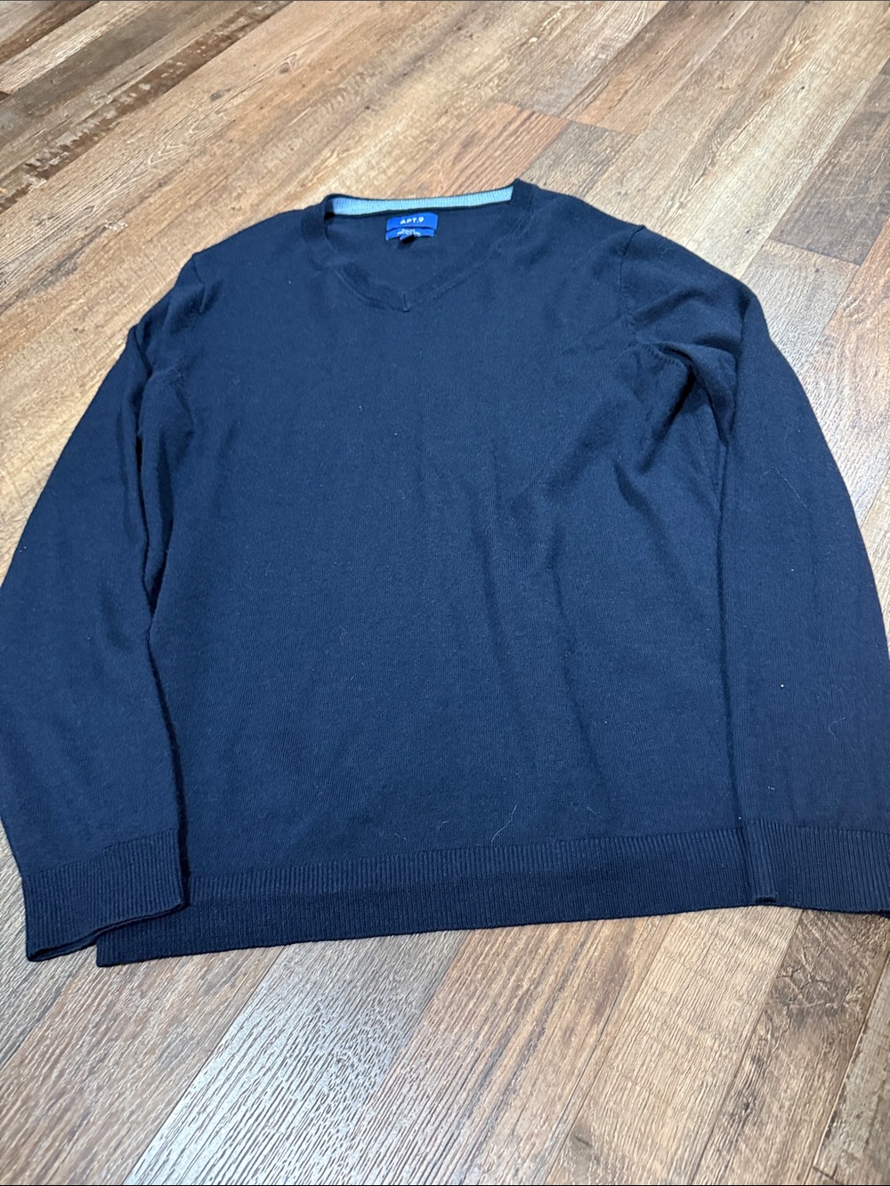 Apt. 9 Men's Dark Navy V-Neck Sweater